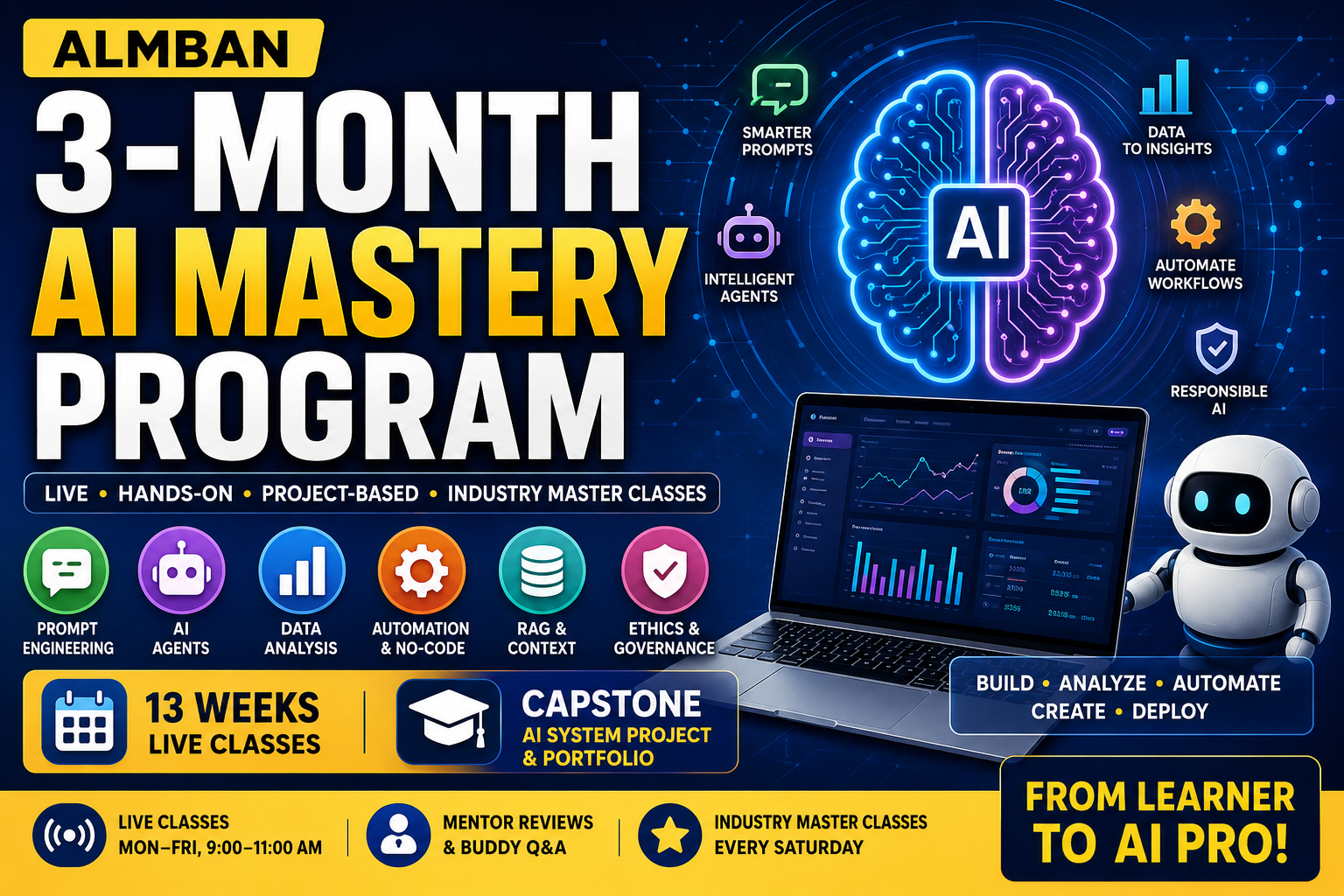 AI 3-Months Mastery Program (Overview)